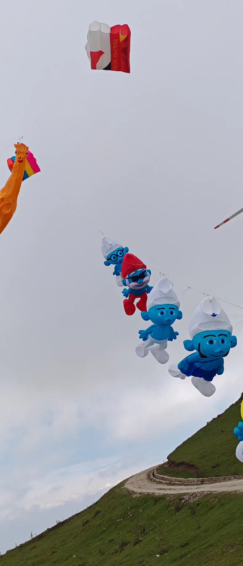Smurfs set of 6, 3.5m