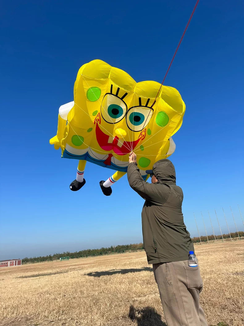 SpongeBob Navigator Kite, 12 square meters, stability is not as stable as the universal version