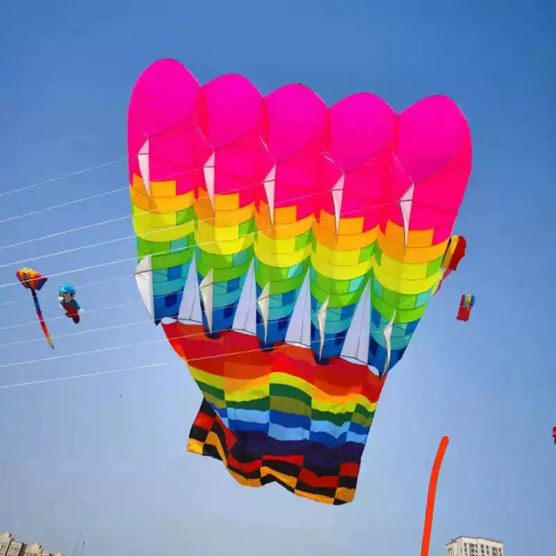 Universal navigation kite with stable wind speed